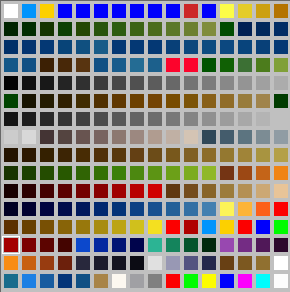 image of war2 palette with war2 palette loaded in the image