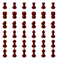 CC-BY-SA 3.0 - Nem_<br />Saturday, April 14, 2012 - 11:34<br />http://opengameart.org/content/chess-pieces-1<br /><br />Palette modified for Aleona's Tales by Kyran Jackson.